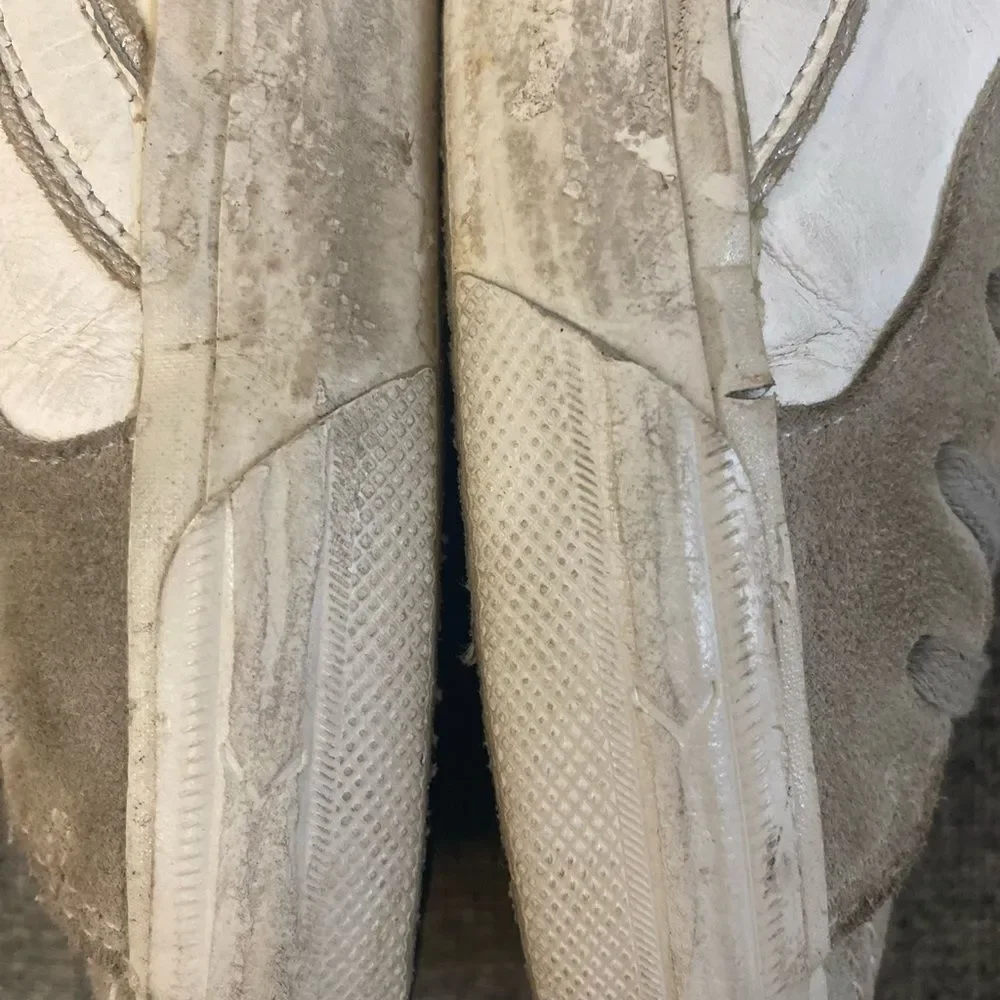 Golden Goose Slide High-Top Sneakers in Gray and White Women Size 37